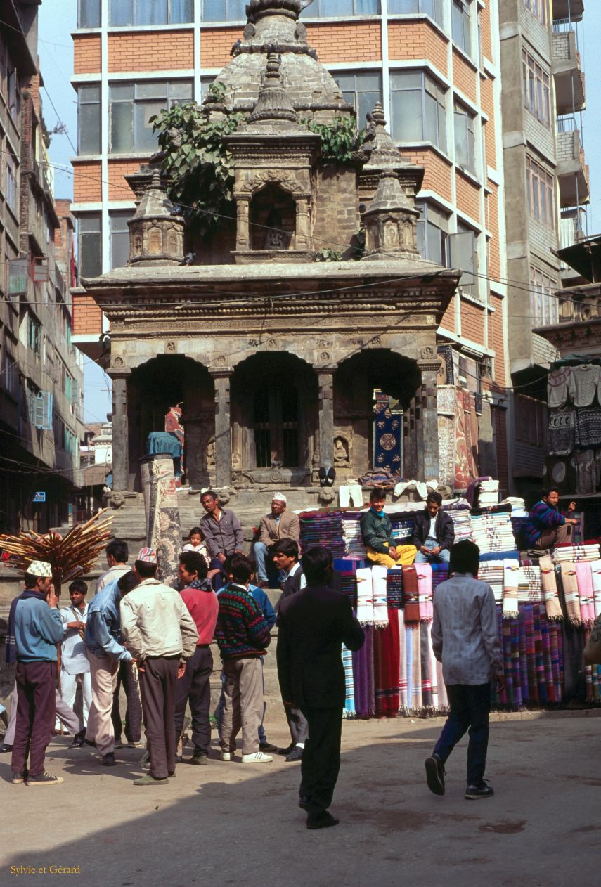 Katmandou quartier Thamel Nepal Nepal 1993-067