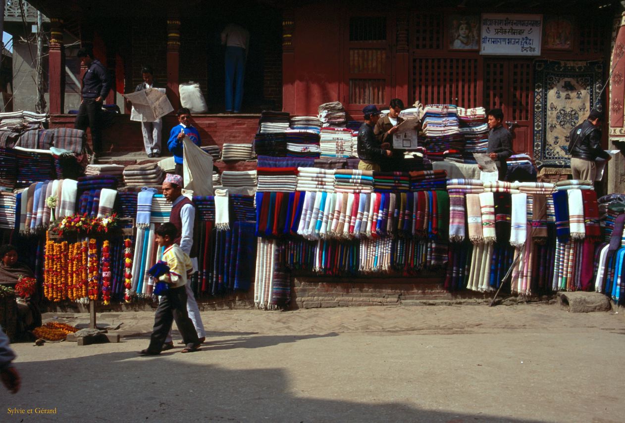 Katmandou quartier Thamel Nepal Nepal 1993-068