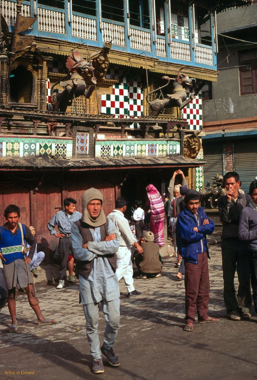 Katmandou quartier Thamel Nepal Nepal 1993-070