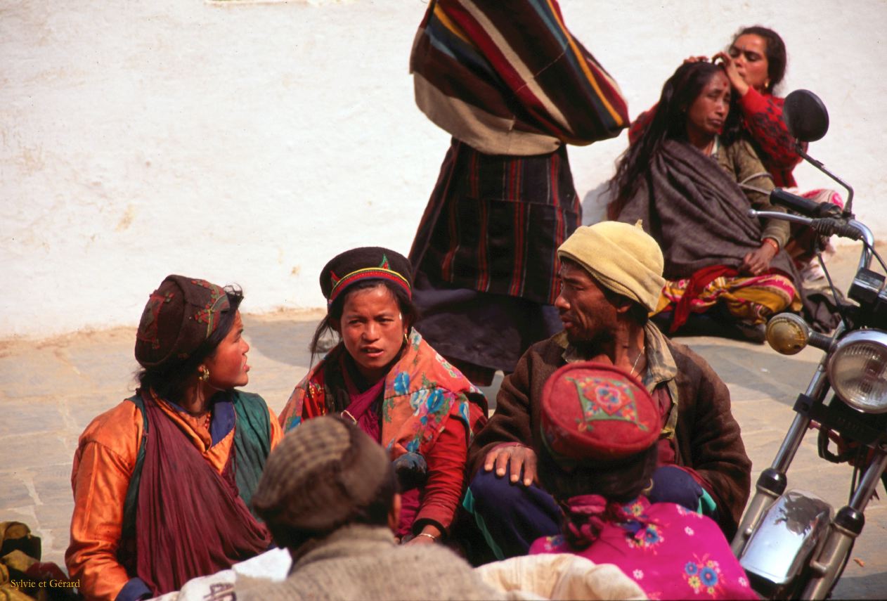 Katmandou Stupa Bodnath Nepal 1993-061