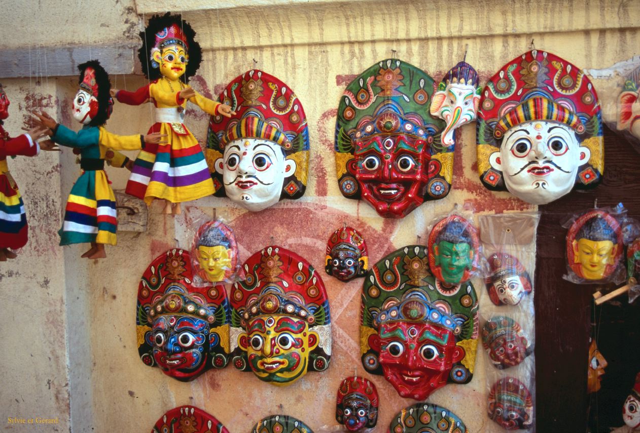 Katmandou Stupa Bodnath Nepal 1993-063