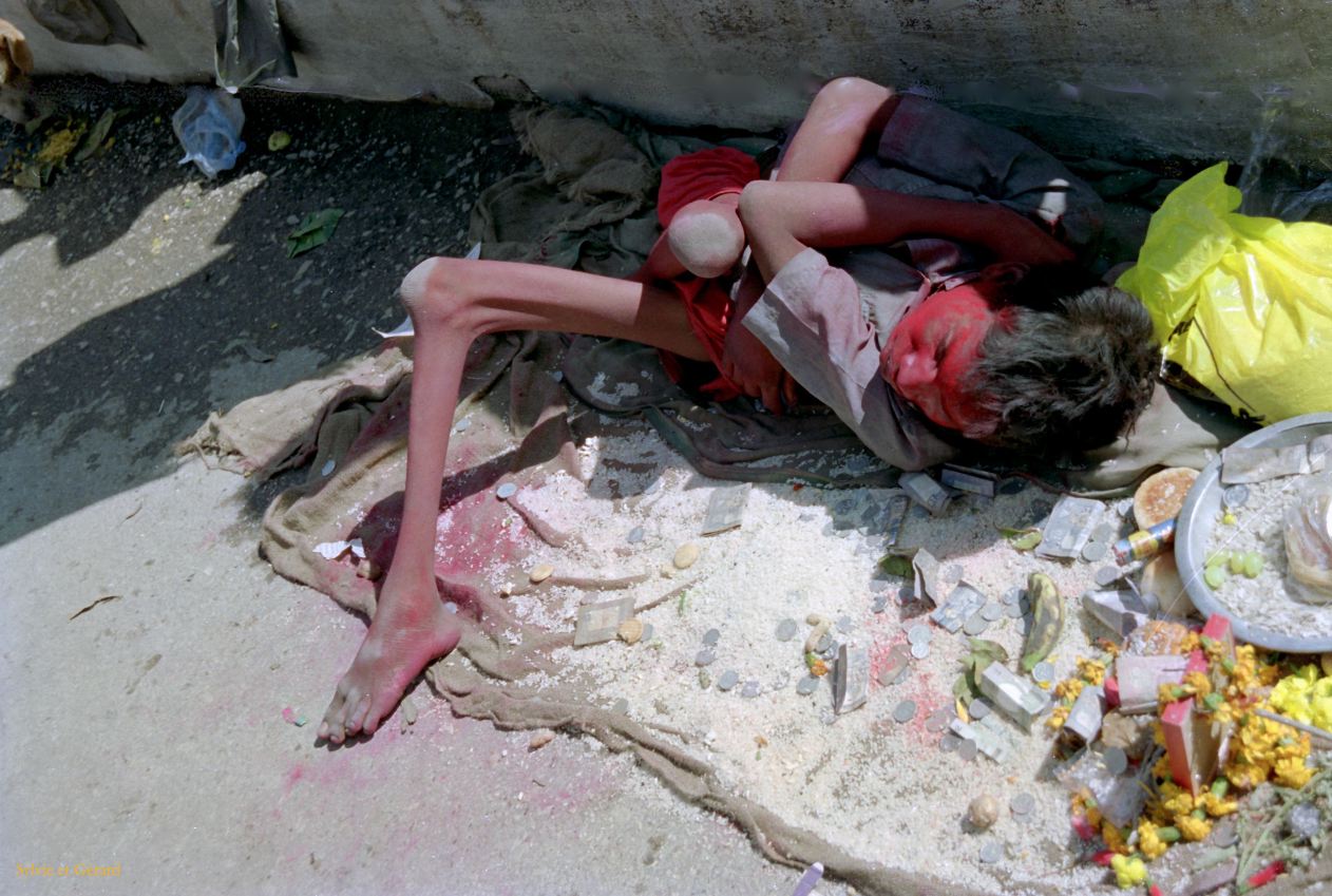 Katmandou temple de Pashupatinah  Nepal 1993-314