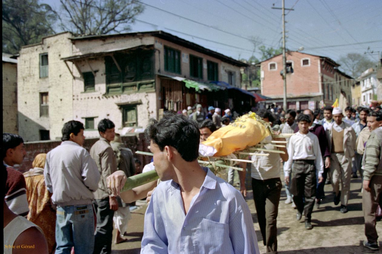 Katmandou temple de Pashupatinah  Nepal 1993-315