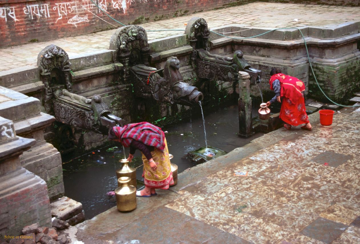 Patan fontaine Manga Hiti Nepal 1993-277