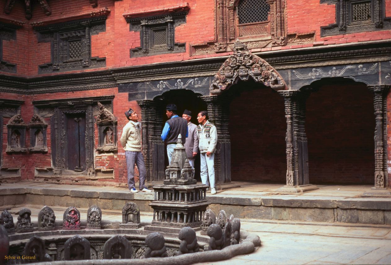 Patan palais royal Nepal 1993-259