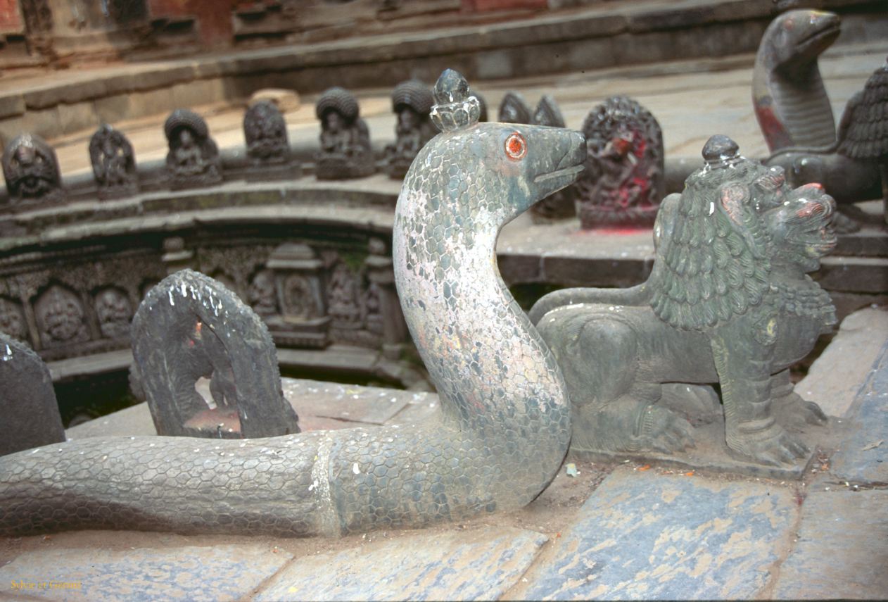 Patan palais royal Nepal 1993-260