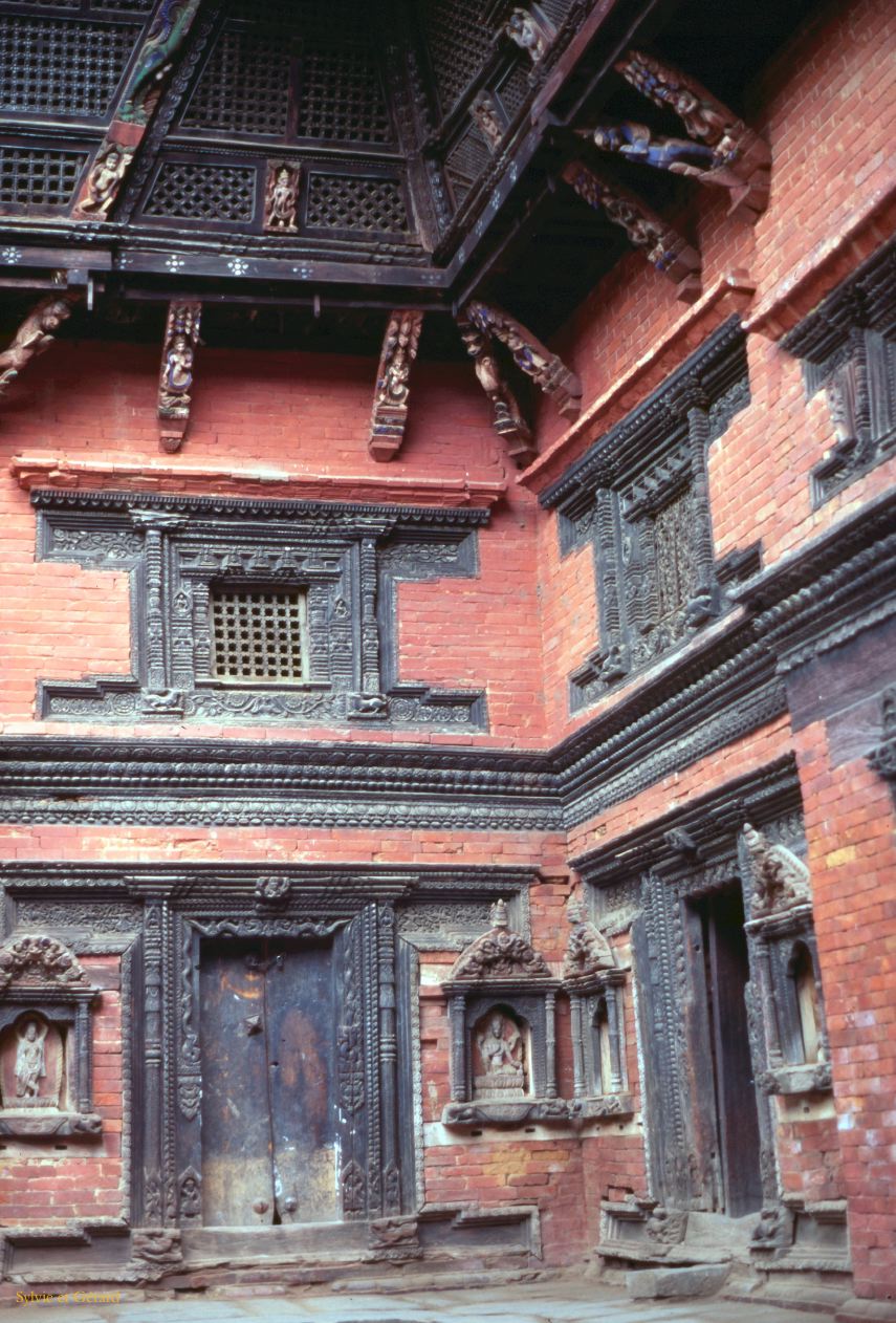 Patan palais royal Nepal 1993-261
