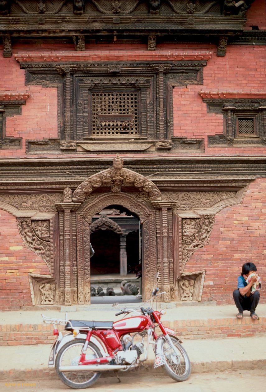 Patan palais royal Nepal 1993-267