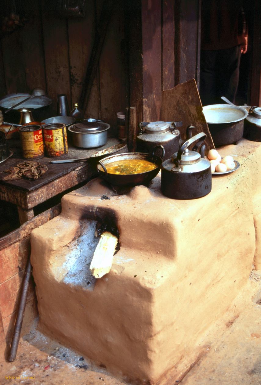 Pokhara au bord de la route Nepal 1993-297