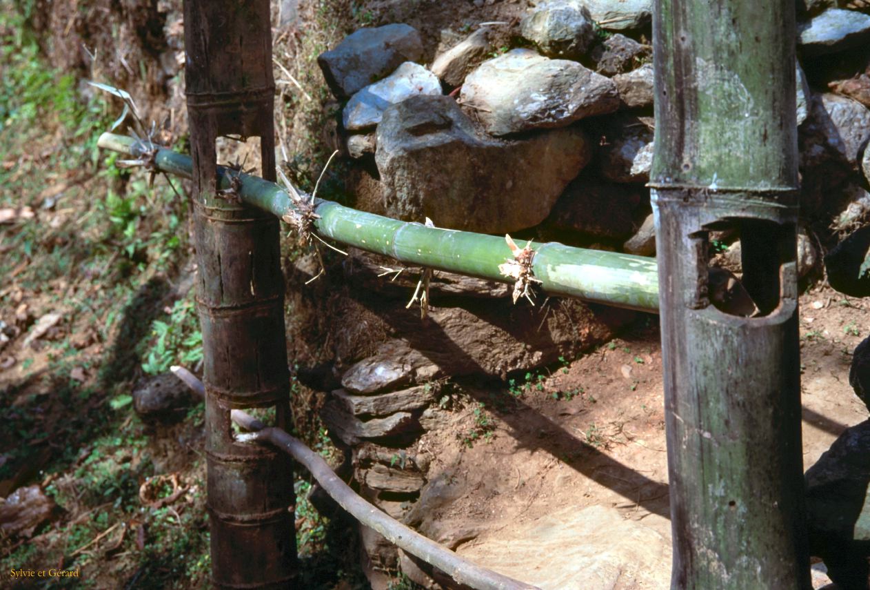 Pokhara sur les chemins de randonnée Nepal 1993-106