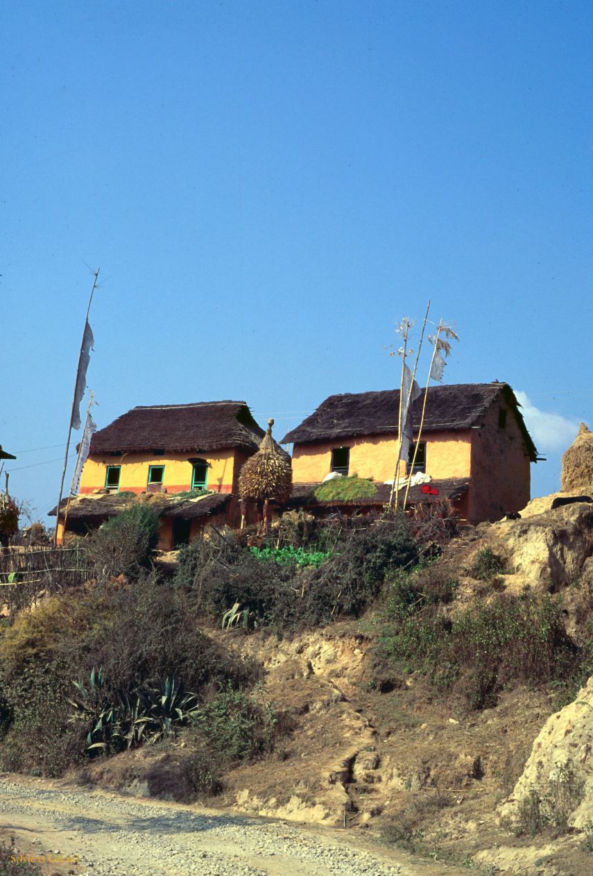Sangkhu Namo Buddha Trangu Tashi Yangtse Monastery sur la route Nepal 1993-289
