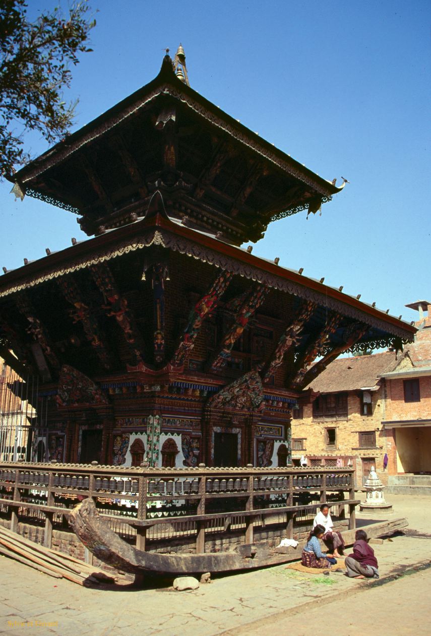 Village vallée de Katmandou Nepal 1993-221