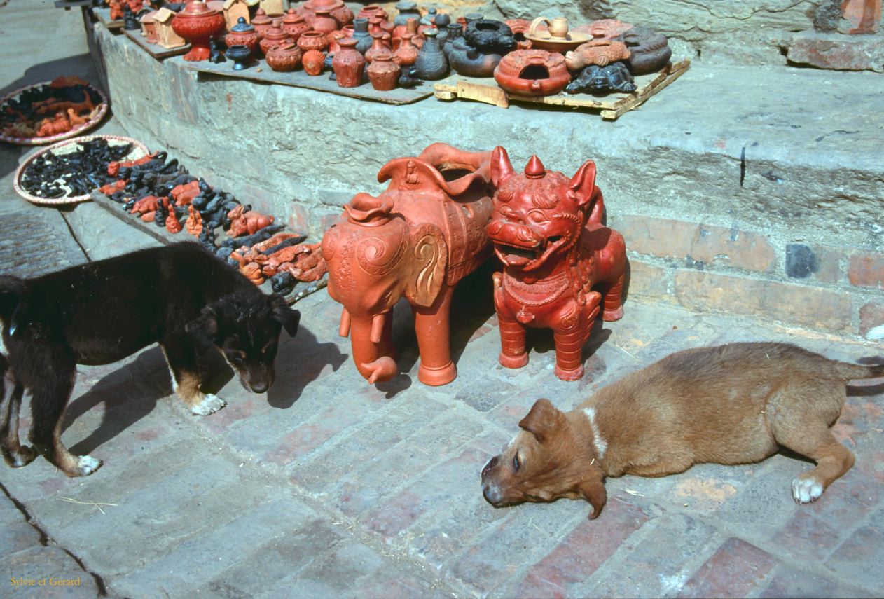 Bhaktapur potier Nepal 1993-163