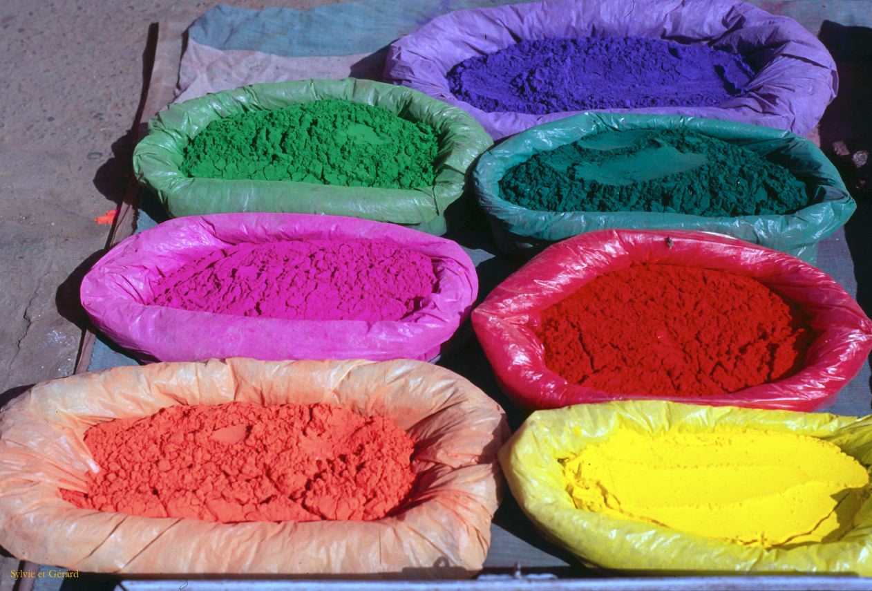 Katmandou le quartier de Thamel Nepal 1993-050