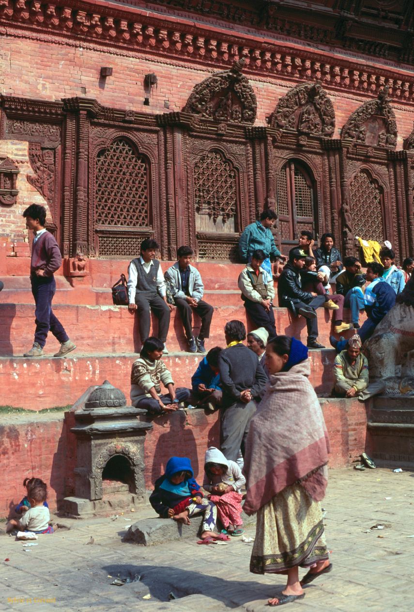 Katmandou place du Durbâr Nepal 1993-005