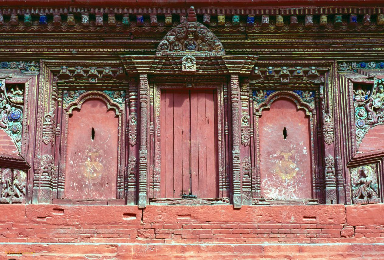 Katmandou place du Durbâr Nepal 1993-011