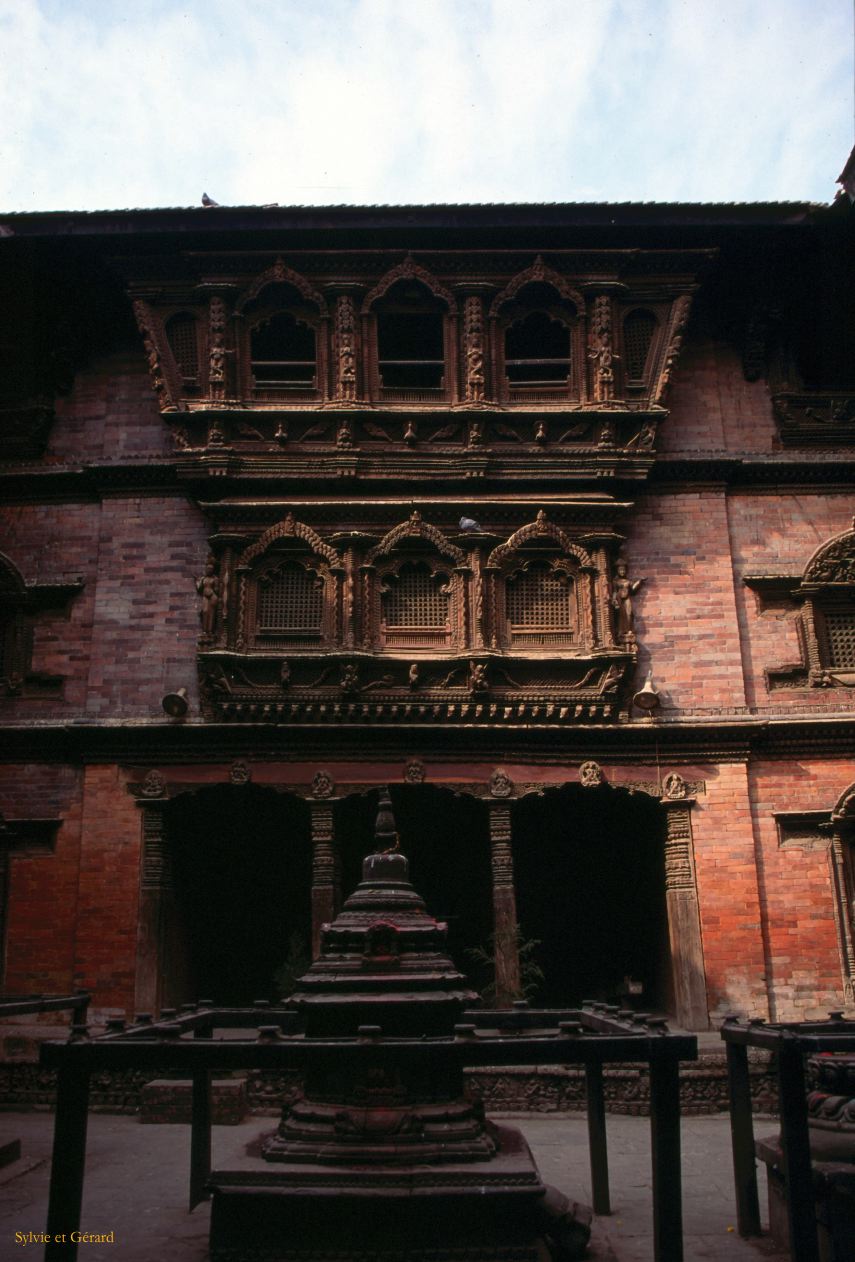 Katmandou place du Durbâr Palais de la Kumari Nepal 1993-013