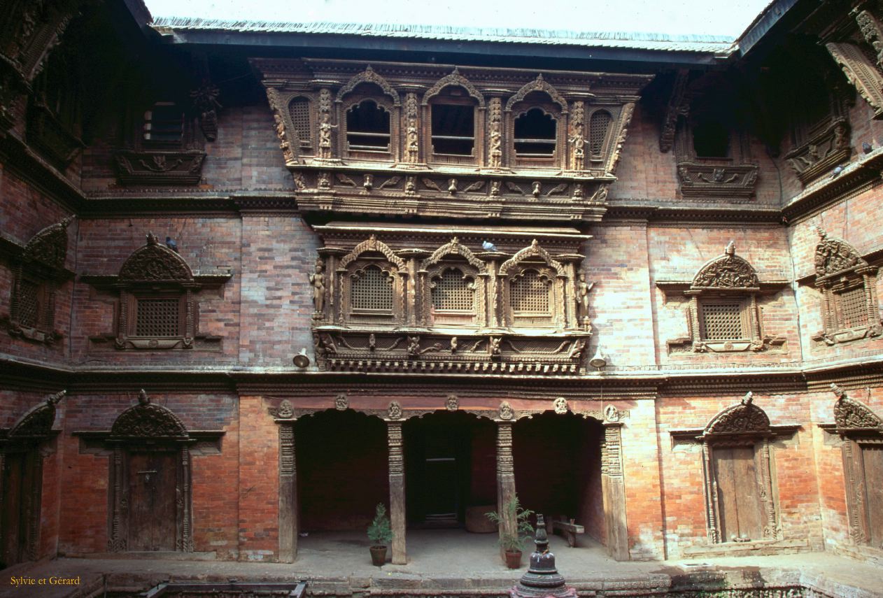 Katmandou place du Durbâr Palais de la Kumari Nepal 1993-014