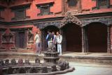 Patan palais royal Nepal 1993-259