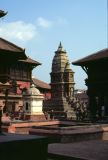 Bhaktapur temple hindouiste place Durbar Nepal 1993-198