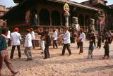 Bhaktapur musiciens Nepal 1993-185