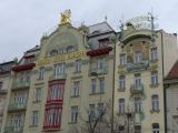 096 Prague Ville Nouvelle Vaclavské namesti ( place Venceslas ) grand hôtel Europa 1903 et hôtel Meran 1905 