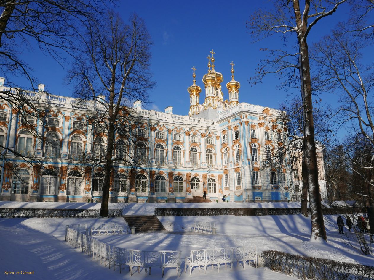 36 Pouchkine Palais de Catherine sous la neige 