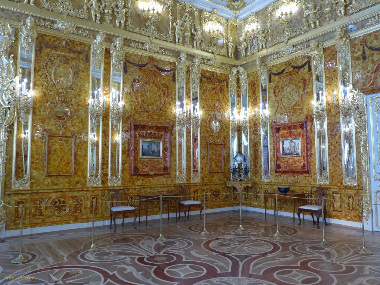 39 Pouchkine Palais de Catherine la chambre d'ambre 
