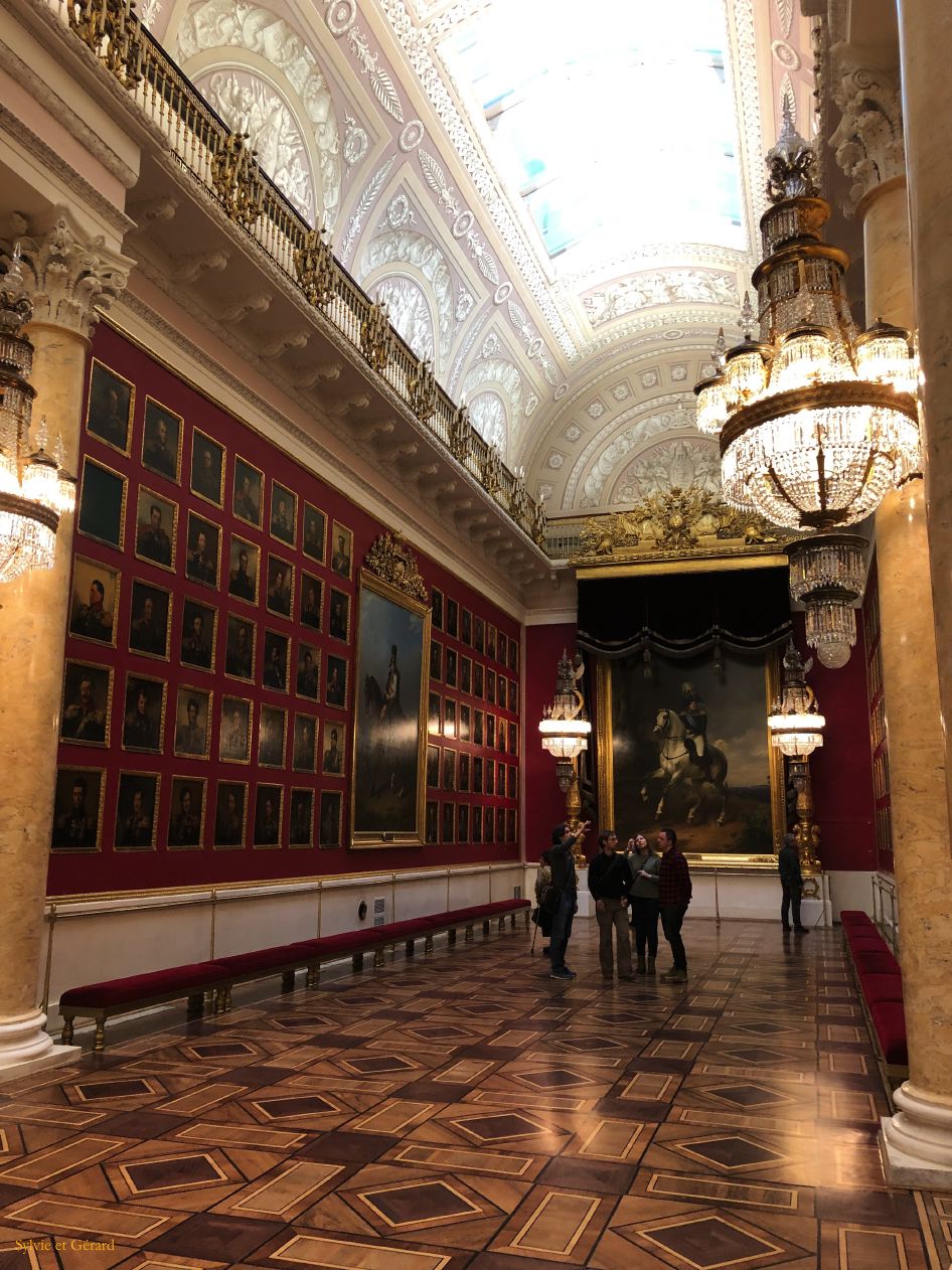 83 Saint Pétersbourg Ermitage la galerie de la guerre et ses 332 portraits de généraux russes