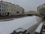 20 Saint Pétersbourg la Fontanka gelée 