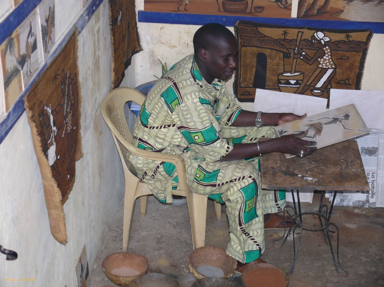 B 24 Ile de Gorée artiste