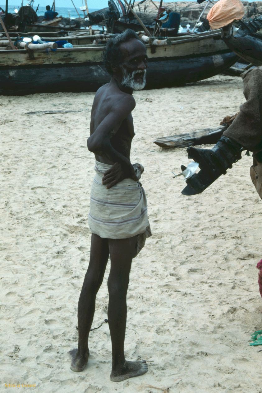 Sri Lanka 1990-110 Hikkaduwa pécheur