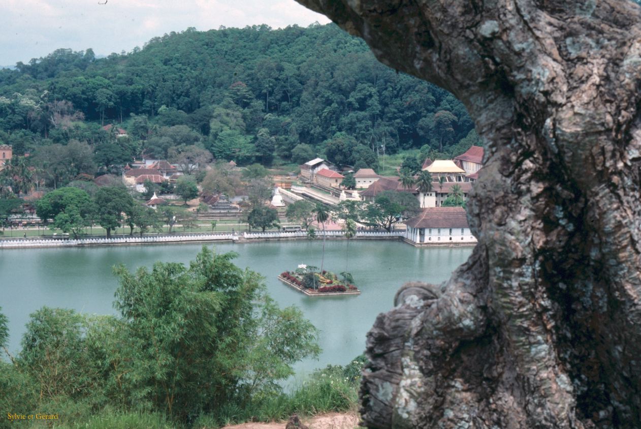 Sri Lanka 1990-155 Kandy le lac