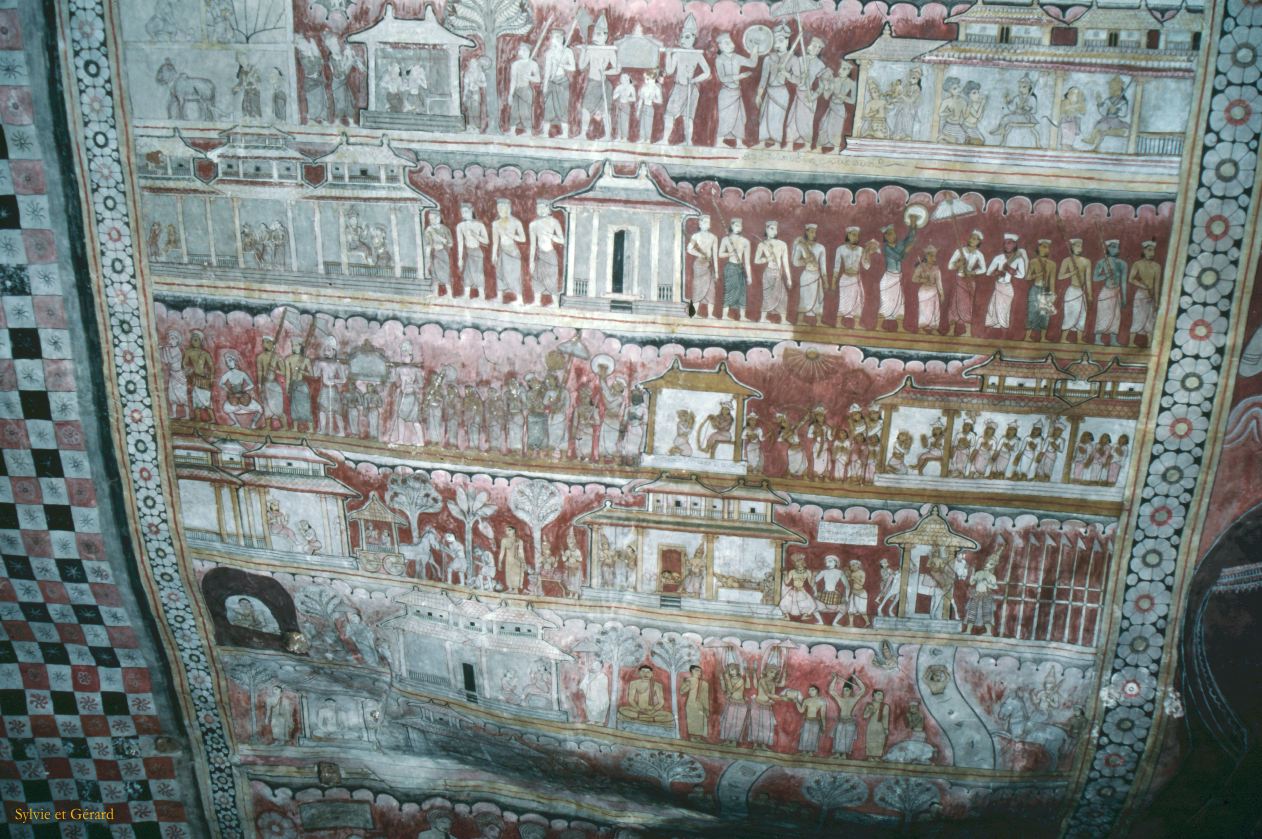 Sri Lanka 1990-204 Dambulla peintures