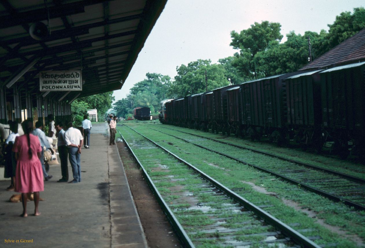 Sri Lanka 1990-209 gare de Polonaruwa