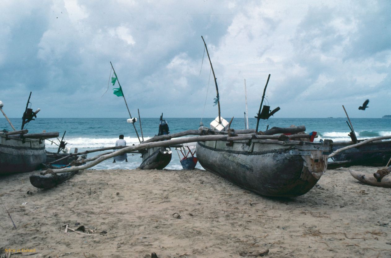 Sri Lanka 1990-100 Bentota pécheurs