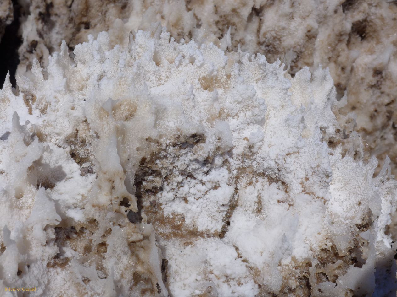 A 18 Vallée de la Mort Devils' Golf Course croutes de sel éclatées durcies