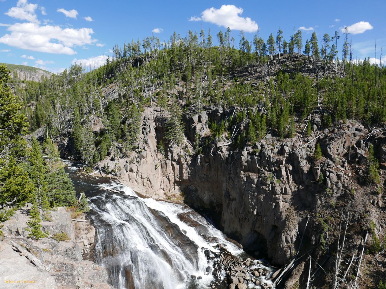  WYOMING A YELLOWSTONE 34 Gibbon Falls