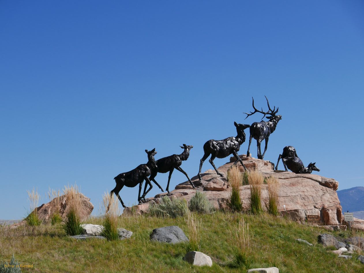 WYOMING Jackson Hole 04 entrée de la galerie d'arts 